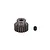 A Factory Team 21T aluminium pinion gear with a separate grub screw on a white background.