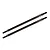 Two black steel 121mm threaded suspension linkages for RC cars, featuring FT branding.