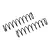 Element RC Enduro IFS Black Shock Springs 63mm 2Pcs 42230