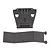 Two black plastic skid plate components for an Element RC Enduro IFS chassis, shown against a white background.