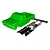 Traxxas 1/10 Chevrolet C10 Green Painted Body Shell w/ Rear Wing & Decals 9411G