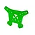 Traxxas Green Aluminium Rear Shock Tower 9538G