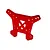 Traxxas Red Aluminium Rear Shock Tower 9538R
