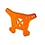Traxxas Orange Aluminium Rear Shock Tower 9538T
