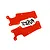 Traxxas Red Front Suspension Arm Covers 2Pcs 9633R