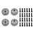 Element RC Aluminium Beadlock Hex Adapters 4Pcs 42103