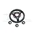 GPM Carbon Steel 86T 48dp/0.5Mod Spur Gear SSLA2W086T-BK