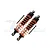 GPM Black Aluminium 102mm Heavy Duty Front Adjustable Shocks 2Pcs MAG102F-BK-OR