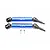 GPM Blue Hardened Steel & Aluminium Front Universal CVD Driveshafts 2Pcs SXO1280FH-B
