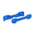 Traxxas Blue Aluminium Rear Tie Bars 2Pcs 9528