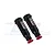 Two black aluminium piggyback shock bodies from GPM Racing with red adjustment knobs, shown against a white background.