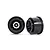 Traxxas 2.2/3.0" Weld Gloss Black Rear Drag Rims 2Pcs 9473