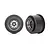 Traxxas 2.2/3.0" Weld Satin Black Chrome Rear Drag Rims 2Pcs 9473A