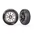Traxxas 2.2" Mickey Thompson ET Front Tyres on Weld Satin Black Chrome Rims - Glued Wheels 2Pcs 9474A