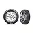 Traxxas 2.2" Mickey Thompson ET Front Tyres on Weld Chrome Rims - Glued Wheels 2Pcs 9474R