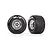 Traxxas 2.2/3.0" Mickey Thompson ET Rear Tyres on Weld Chrome Rims - Glued Wheels 2Pcs 9475R
