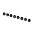 Traxxas 3mm Black Aluminium Nyloc Nuts 8Pcs 2745X