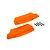 Traxxas Orange Rear Mud Guards 2Pcs 9519T