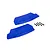 Traxxas Blue Rear Mud Guards 2Pcs 9519X