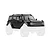 Traxxas 1/18 Ford Bronco Black Complete Body Shell w/ Accessories 9711-BLK
