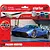 Airfix 1/43 scale Pagani Huayra model car starter kit packaging featuring a blue sports car image, paint pots, brush, and poly cement.