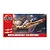 Airfix 1/72 scale North American F-51D Mustang plastic model kit box art showing two silver fighter planes in flight against a cloudy sky.