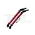 GPM Red Aluminium & Carbon Steel Front/Rear CVD Driveshafts 2Pcs MAO4170FRS-R