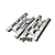 GPM Silver Aluminium Rear Lower Suspension Arms 2Pcs MAG056-S