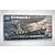 Trumpeter 1/700 scale USS Hawaii CB-3 cruiser plastic model kit box art showing the ship at sea.