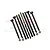 GPM Medium Carbon Steel Complete Inner & Outer Suspension Pins Set SLEOARM/PIN-BK