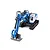 HuiNa 1558 Excavator RC Construction Vehicle Electric 1/18 Scale RTR - Blue 1558-BLUE
