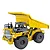 HuiNa 1540 Dump Truck RC Construction Vehicle Electric 4WD 1/18 Scale RTR - Yellow 1540