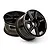 HPI 3.8" Trophy Truggy 7-Spoke Black Chrome Rims 2Pcs 101156