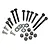 HPI Trophy Truggy Rear Brace Screw Set 101171