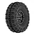 Pro-Line 1.0" Trencher Tyres on Black Impulse Bead-Loc Rims - Beadlocked Wheels 4Pcs PRO1020910