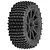 Pro-Line 3.3" Gladiator M2 Medium Compound Tyres on Black Mach 10 Rims - Glued Wheels 2Pcs 9074-21