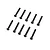 Losi 2.5x16mm Fine Thread Button Head Screws 10Pcs LOS235035