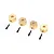 Axial Brass 7g Wheel Hexes 4Pcs w/ Screw Axle Pins AXI312005