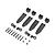 Losi Shock Rod End & Guards 4Pcs LOS243020