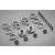 Rovan Silver Aluminium Rear Hub Carriers & Shim Kit 85082S
