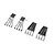 Losi Chrome Exhaust Headers Set LOS241064