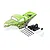 Losi 1/10 LMT Mega Complete Painted Green King Sling Body Shell Set LOS240020