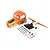 Losi 1/10 LMT Mega Complete Painted Orange Bog Hog Body Shell Set LOS240021