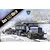 Box art for Das Werk 1/35 scale Faun L900 truck with Sd.Ah.115 trailer, showing the vehicle transporting a tank in a snowy landscape.