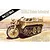 Box art for Das Werk 1/35 scale Sd.Kfz.2 Kettenkrad model kit showing a tan tracked motorcycle in a desert landscape.