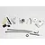 Traxxas Big Block Conversion Kit 5360X including aluminum engine mount, exhaust header, gears, and various hardware components.