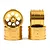 Yeah Racing 2.1" Gold Aluminium 8 Spoke Rims 4Pcs WL-0171GD