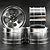 Yeah Racing 2.1" Silver Aluminium 8 Spoke Rims 4Pcs WL-0171SV