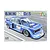 Box art for Italeri 1/24 scale BMW 320 Group 5 model kit, featuring a blue racing car with number 57 and Fruit of the Loom branding on a track.
