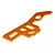 HPI Trophy Truggy Orange Rear Chassis Brace 101774
